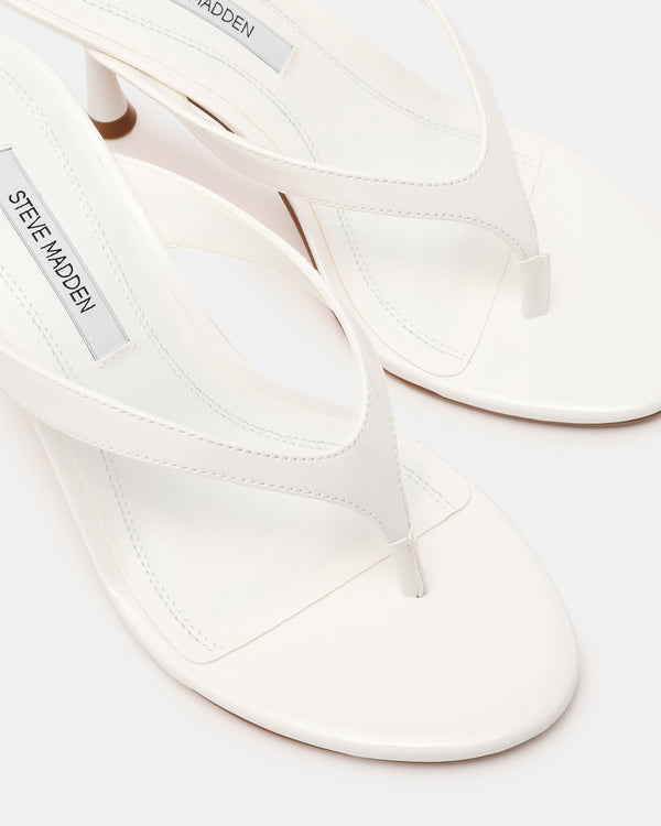 Steve Madden Faroh White Patent