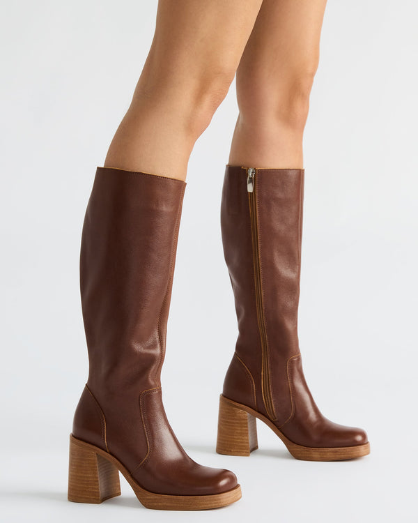 Steve Madden Folie Rust Leather FOLIE