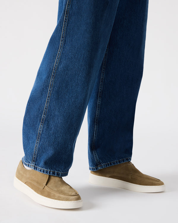 Steve Madden Frankk Taupe Suede FRANKK MEN'S SHOES