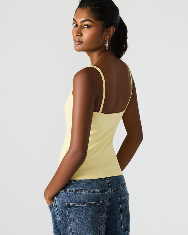 Steve Madden Goldie Tank Pale Yellow GOLDIETANK