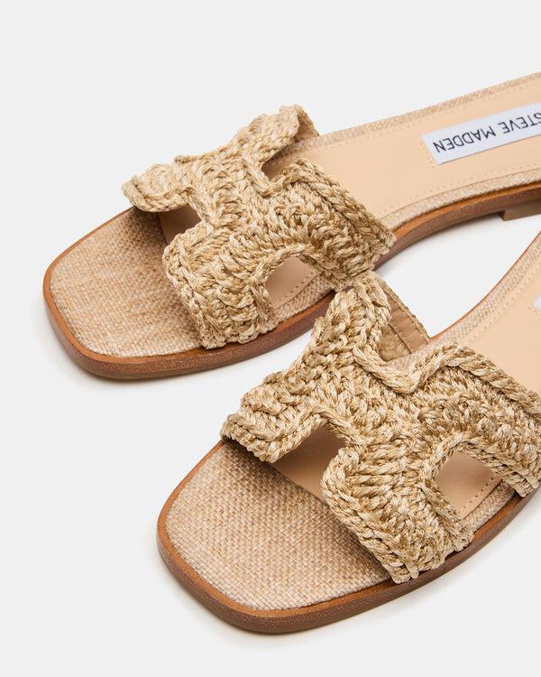 Steve Madden Hadyn Crochet Raffia HADYNCROCHET