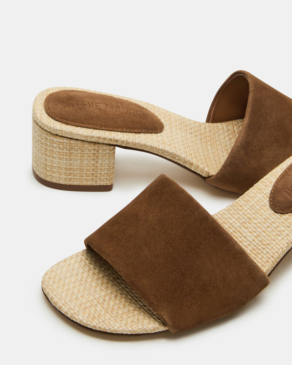 Steve Madden Hailee Chestnut Suede