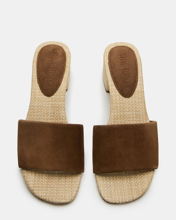 Steve Madden Hailee Chestnut Suede