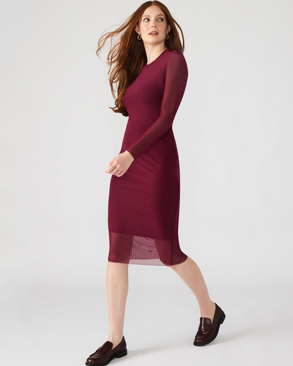 Steve Madden Hailee Dress Wine HAILEEDRESS