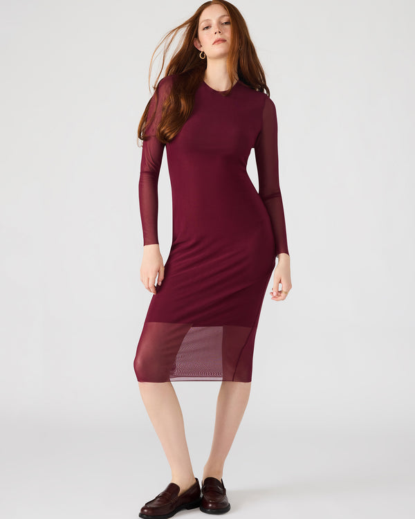 Steve Madden Hailee Dress Wine HAILEEDRESS
