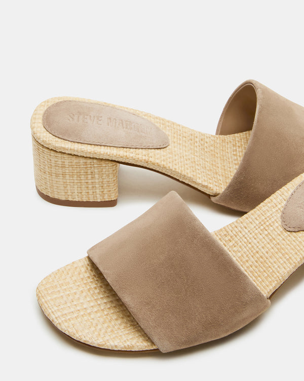 Steve Madden Hailee Taupe Suede