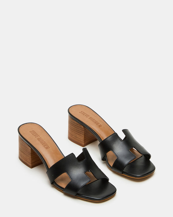 Steve Madden Hana Black Leather HANA