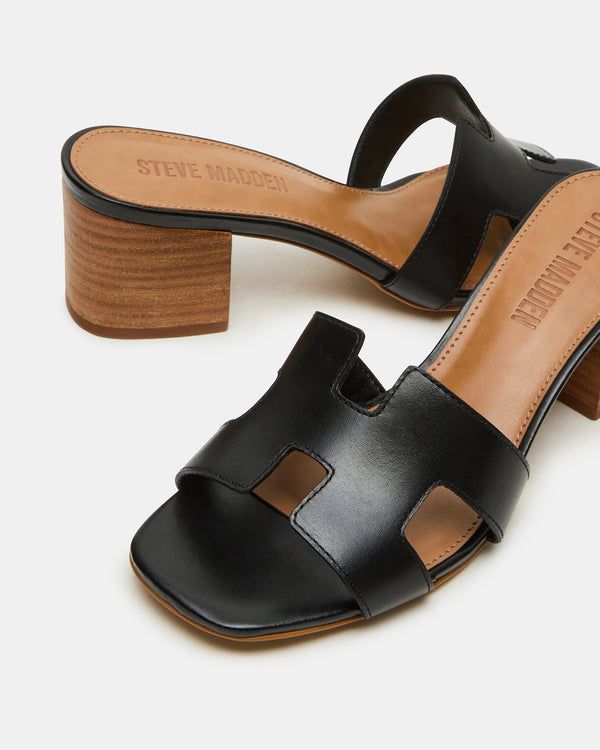 Steve Madden Hana Black Leather HANA