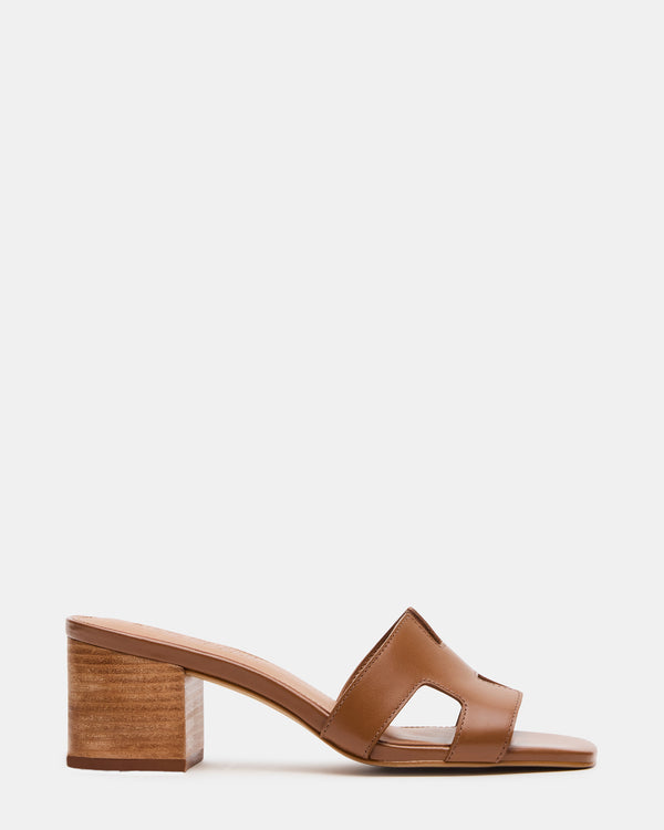 Steve Madden Hana Cognac Leather