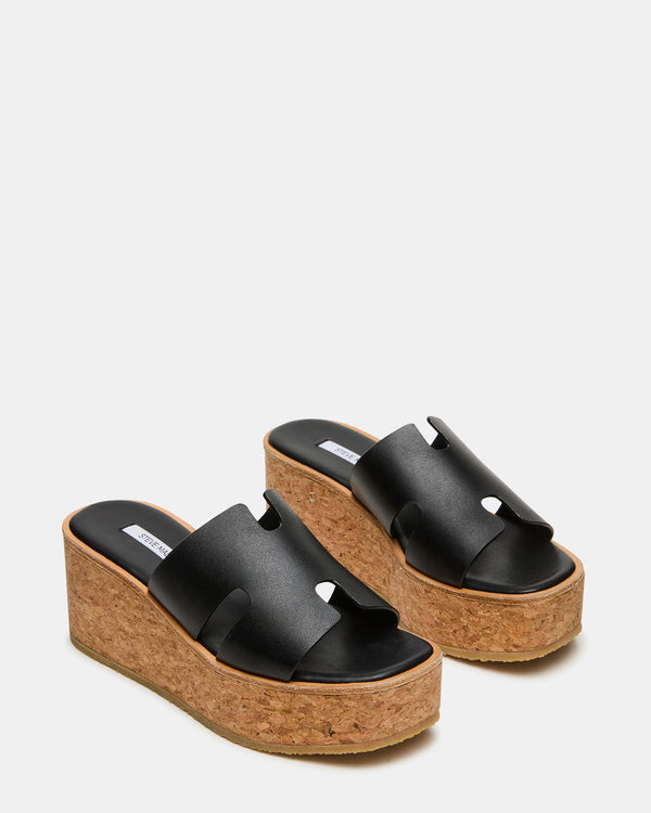 Steve Madden Harmony Black Leather HARMONY