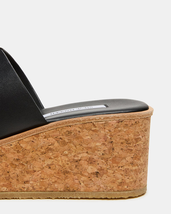 Steve Madden Harmony Black Leather HARMONY