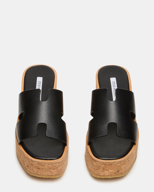 Steve Madden Harmony Black Leather HARMONY