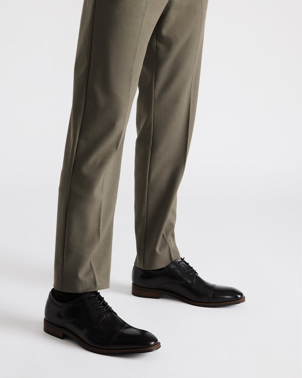 Steve Madden Hasen Black Leather HASEN MEN'S SHOES