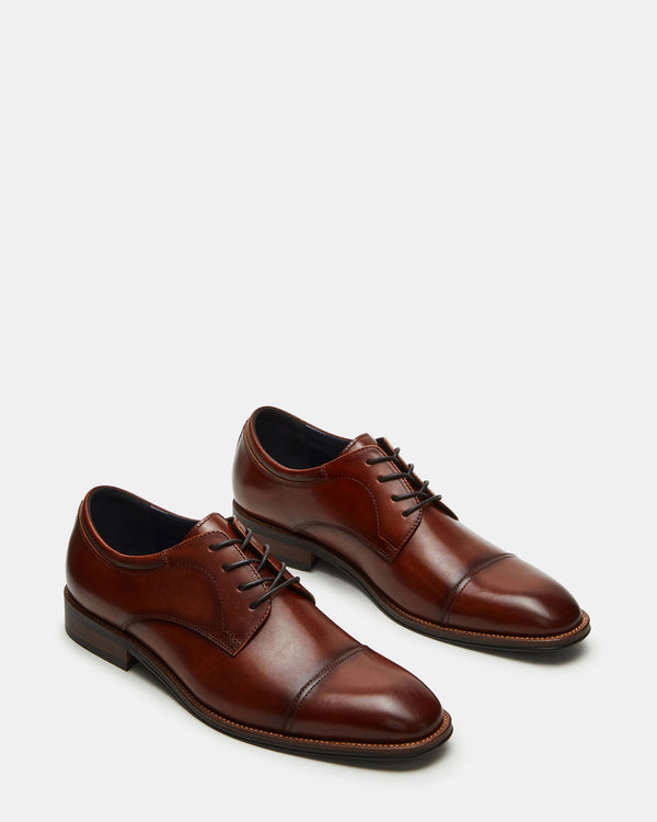 Steve Madden Hasen Tan Leather HASEN MEN'S SHOES