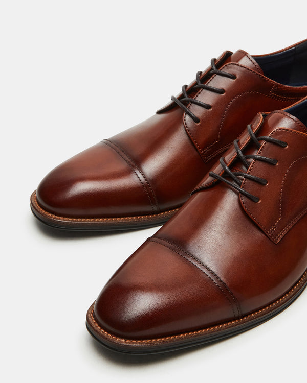 Steve Madden Hasen Tan Leather HASEN MEN'S SHOES