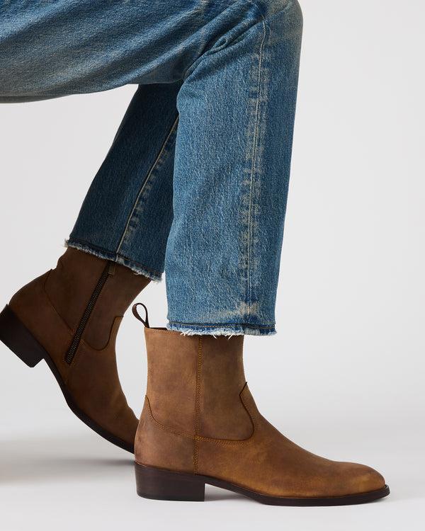 Steve Madden Hendrik Tan Leather