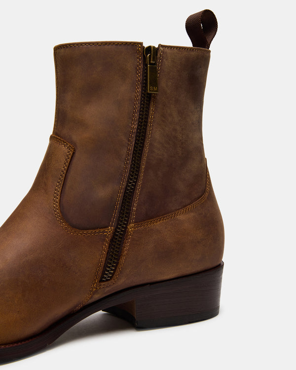 Steve Madden Hendrik Tan Leather