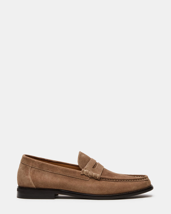 Steve Madden Huckle Taupe Suede