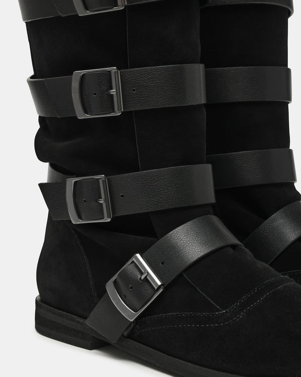 Steve Madden Indio Black Suede INDIO