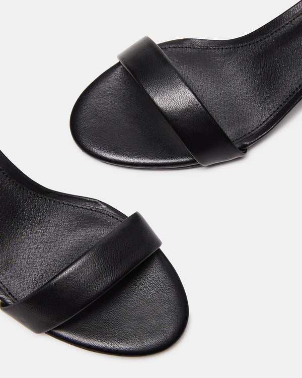 Steve Madden Irenee Black Leather