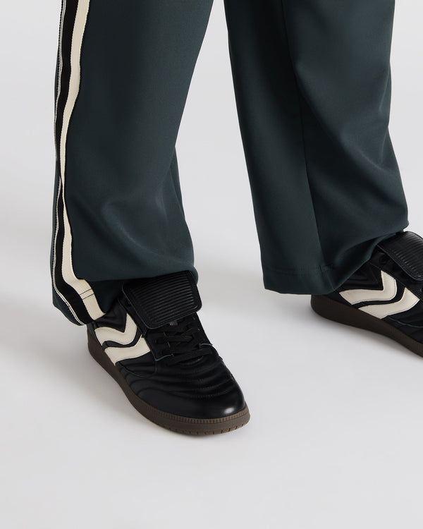 Steve Madden Janos Black Leather JANOS MEN'S SHOES