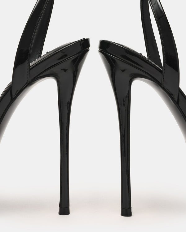 Steve Madden Jezzica Black Patent