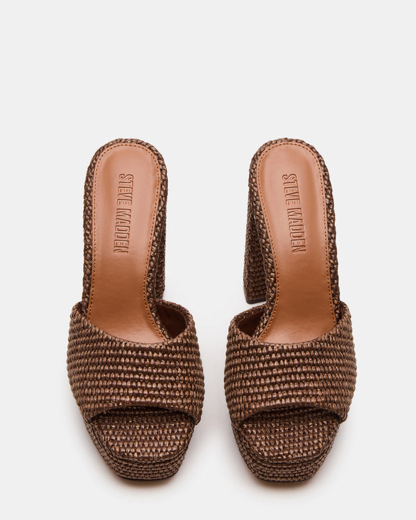 Steve Madden Joel Brown Raffia JOEL