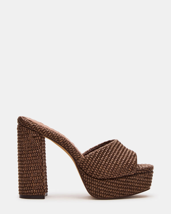 Steve Madden Joel Brown Raffia JOEL