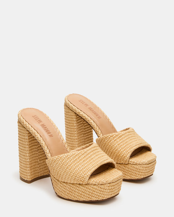 Steve Madden Joel Natural Raffia JOEL