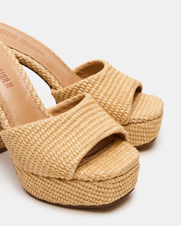 Steve Madden Joel Natural Raffia JOEL
