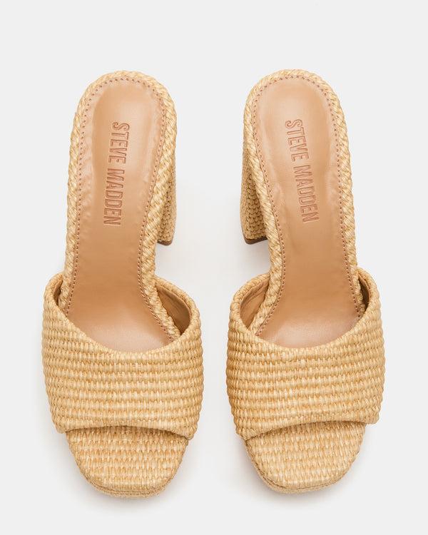 Steve Madden Joel Natural Raffia JOEL