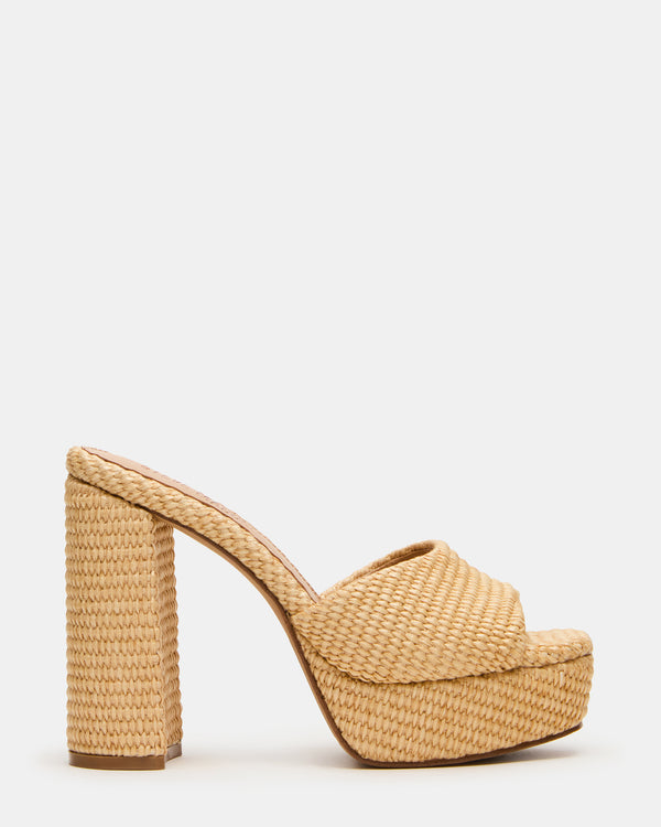 Steve Madden Joel Natural Raffia JOEL