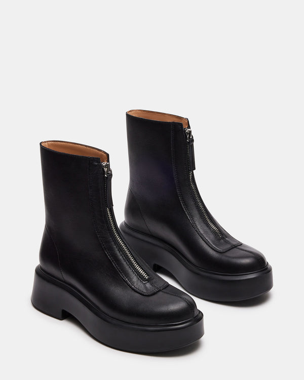 Steve Madden Jones Black Leather