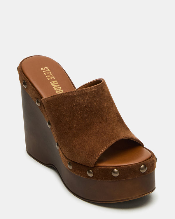 Steve Madden Jovie Chestnut Suede JOVIE