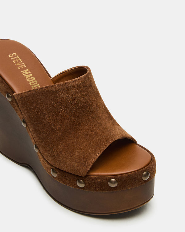 Steve Madden Jovie Chestnut Suede JOVIE
