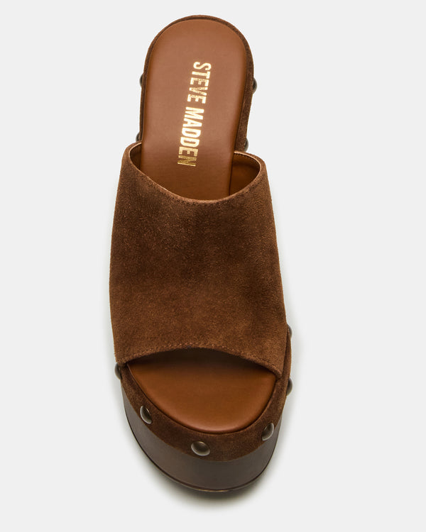Steve Madden Jovie Chestnut Suede JOVIE