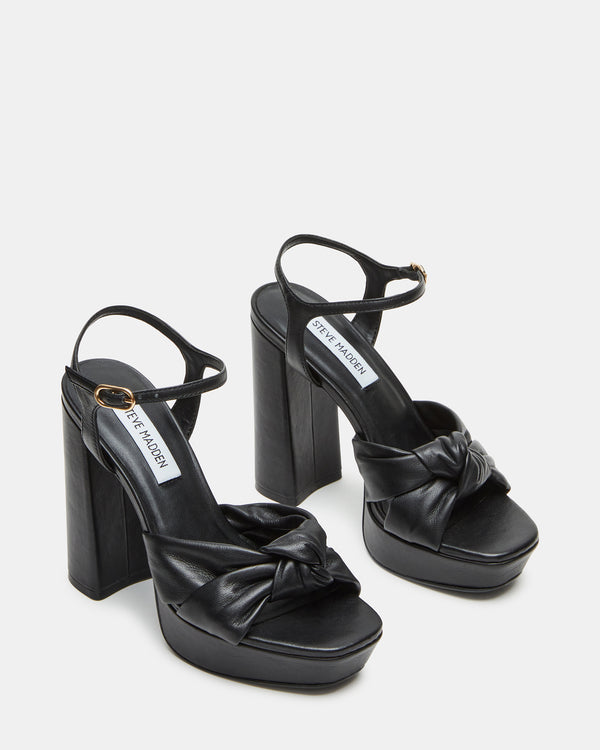 Steve Madden Joyride Black Leather JOYRIDE