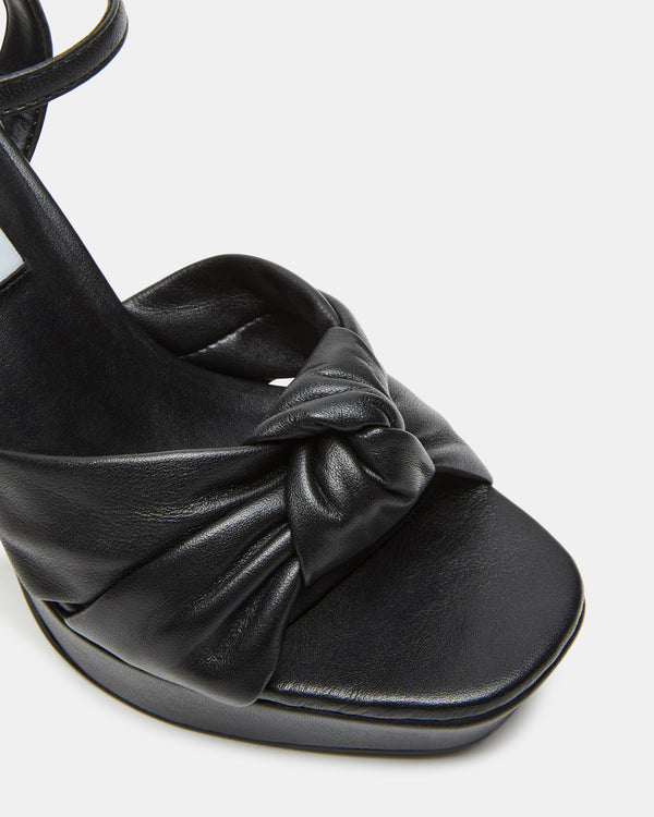 Steve Madden Joyride Black Leather JOYRIDE