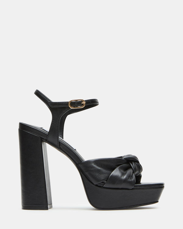 Steve Madden Joyride Black Leather JOYRIDE