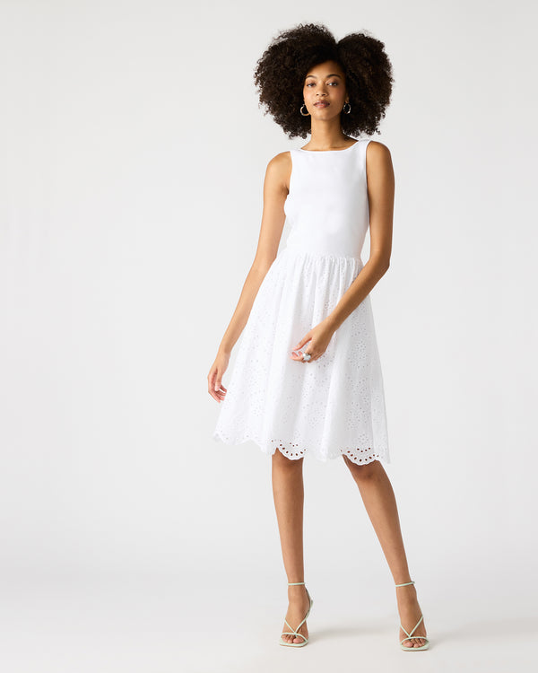 Steve Madden Julian Dress White JULIANDRESS