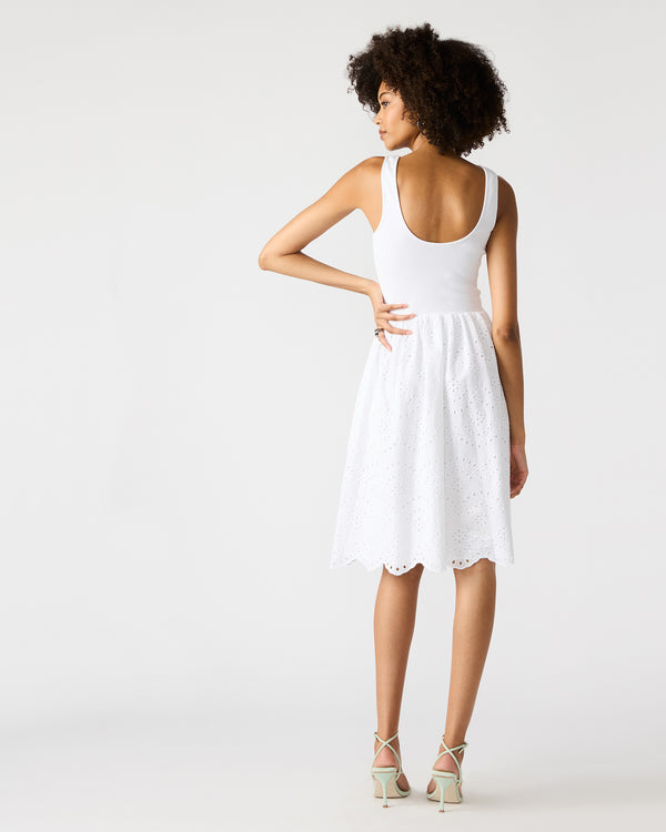 Steve Madden Julian Dress White JULIANDRESS
