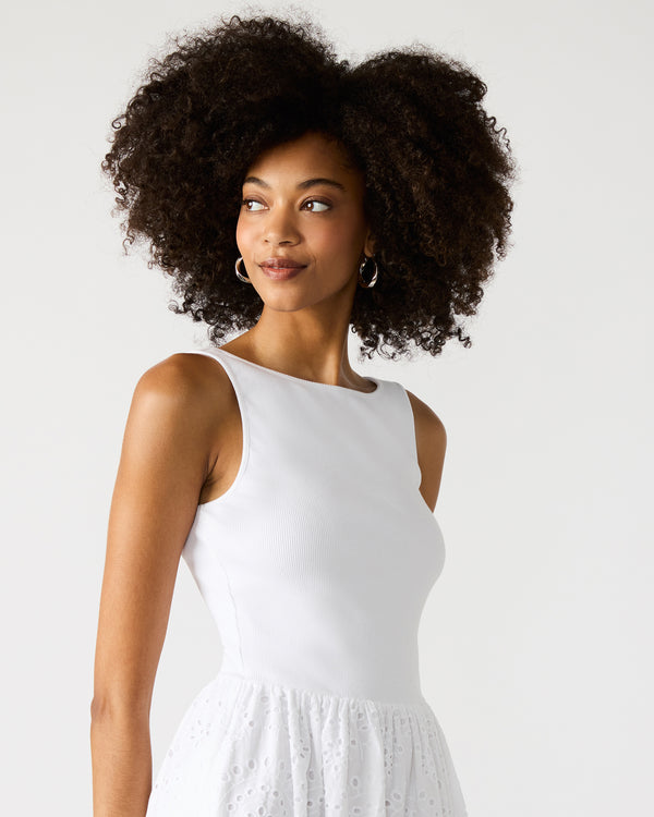 Steve Madden Julian Dress White JULIANDRESS