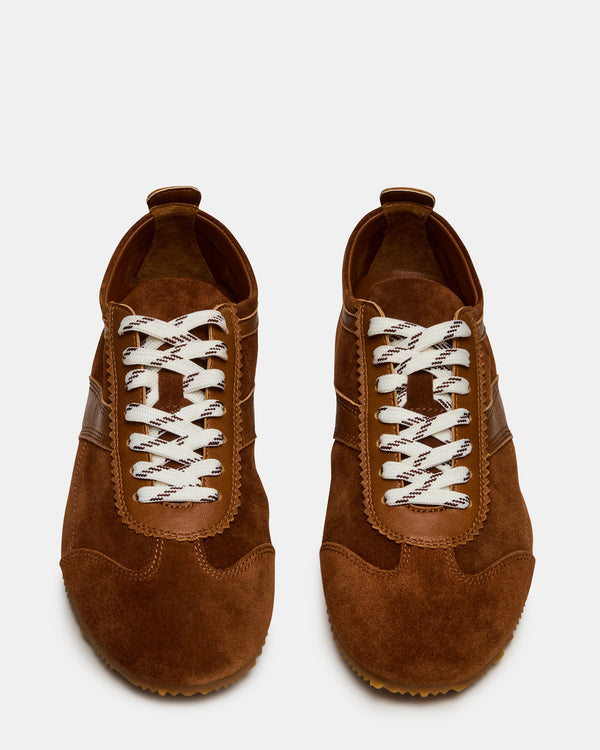 Steve Madden Juna Cognac Suede JUNA MEN'S SHOES