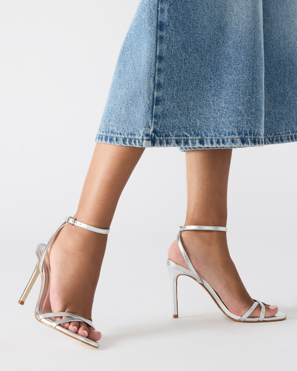 Steve Madden Jypsey Silver Leather JYPSEY