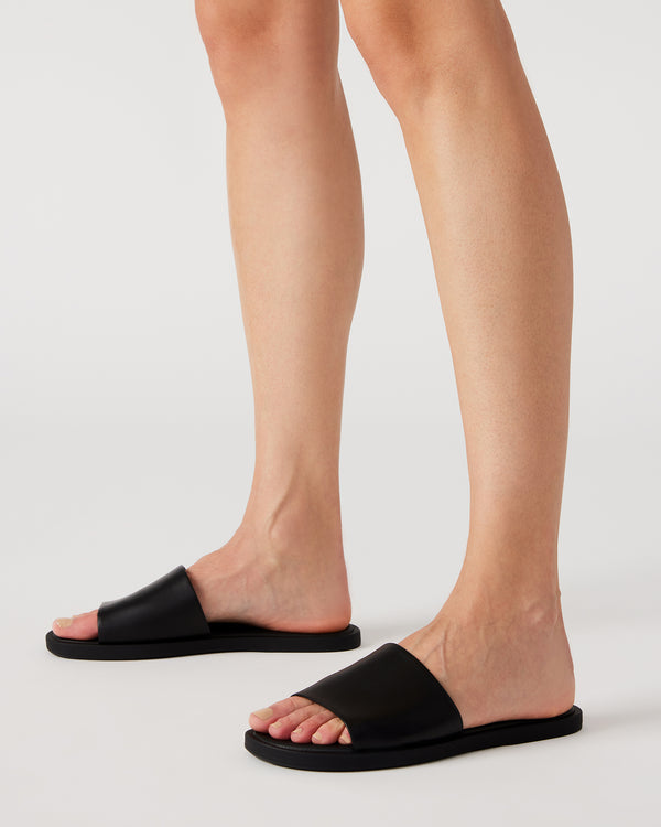 Steve Madden Kaya Black Leather