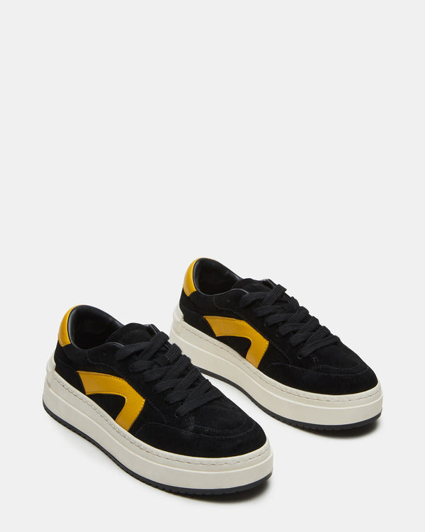 Steve Madden Kickflip Black Suede