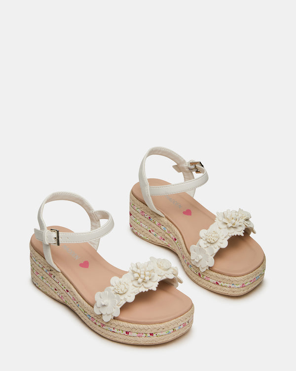 Steve Madden Kids' Dori White KIDS'DORI KIDS' SHOES