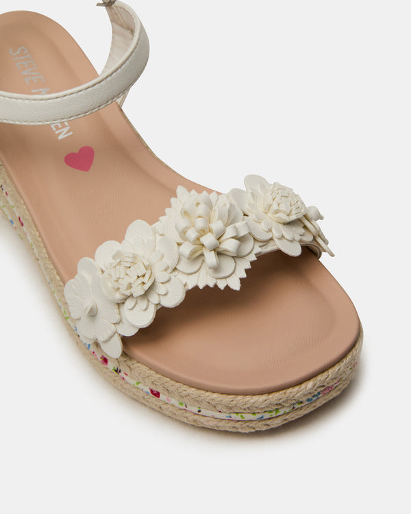 Steve Madden Kids' Dori White KIDS'DORI KIDS' SHOES