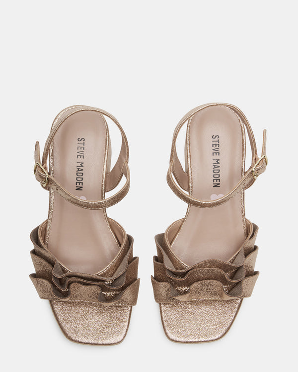 Steve Madden Kids' Press Gold KIDS'PRESS KIDS' SHOES