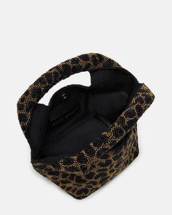 Steve Madden Kinsley Beaded Bag Leopard